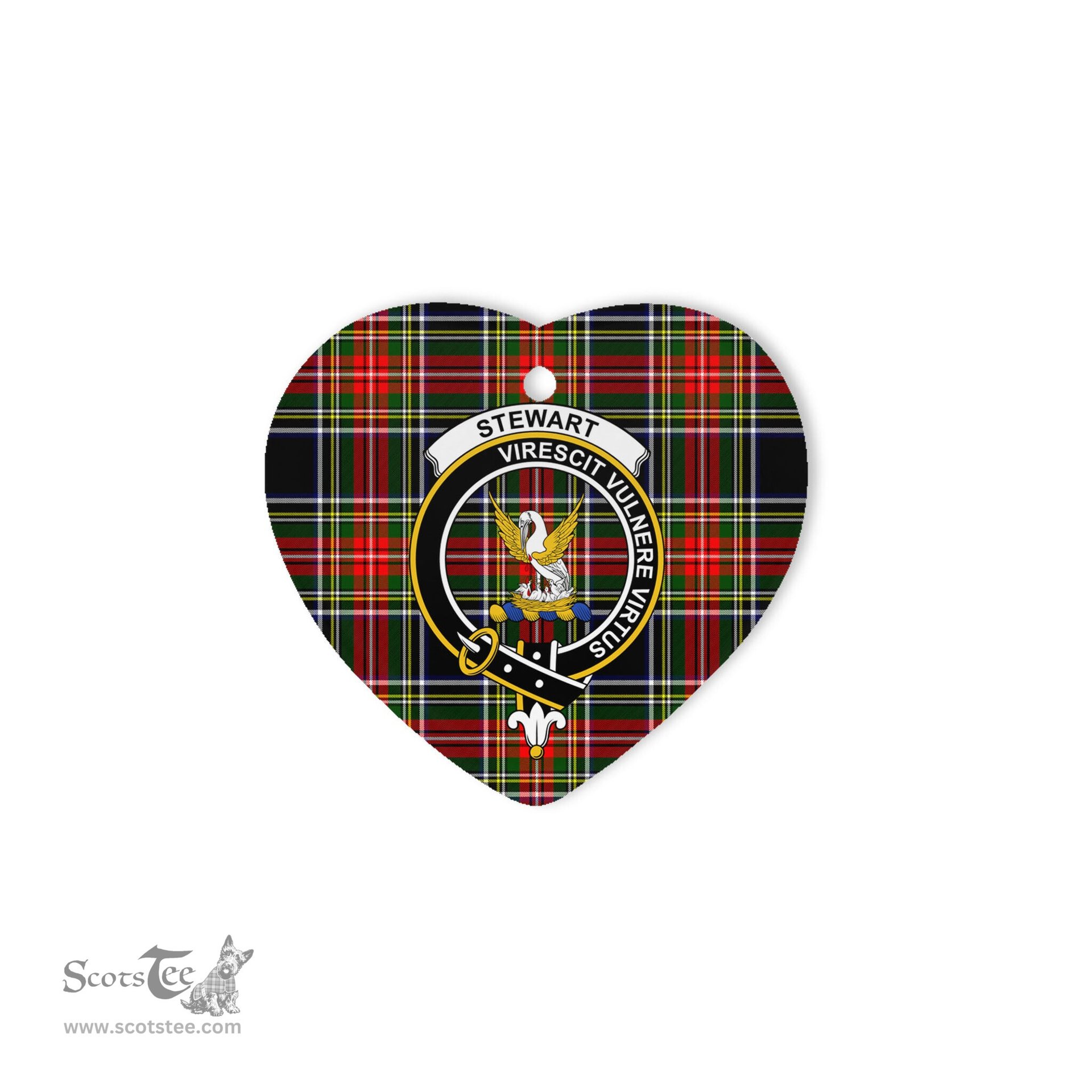 Scotstee Shop - Stewart High Stewards Scottish Clan Plaid Ornament Gift. Christmas Tree Ornament Stewart High Stewards Clan Tartan Ornament Great Christmas Ornaments Gift Heart Ornament
