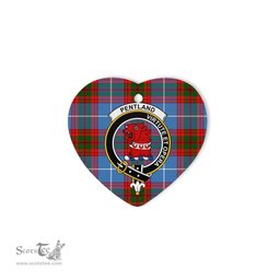 Pentland Scottish Clan Plaid Ornament Gift. Christmas Tree Ornament Pentland Clan Tartan Ornament Great Christmas Ornaments Gift Heart Ornament - Scotstee Shop