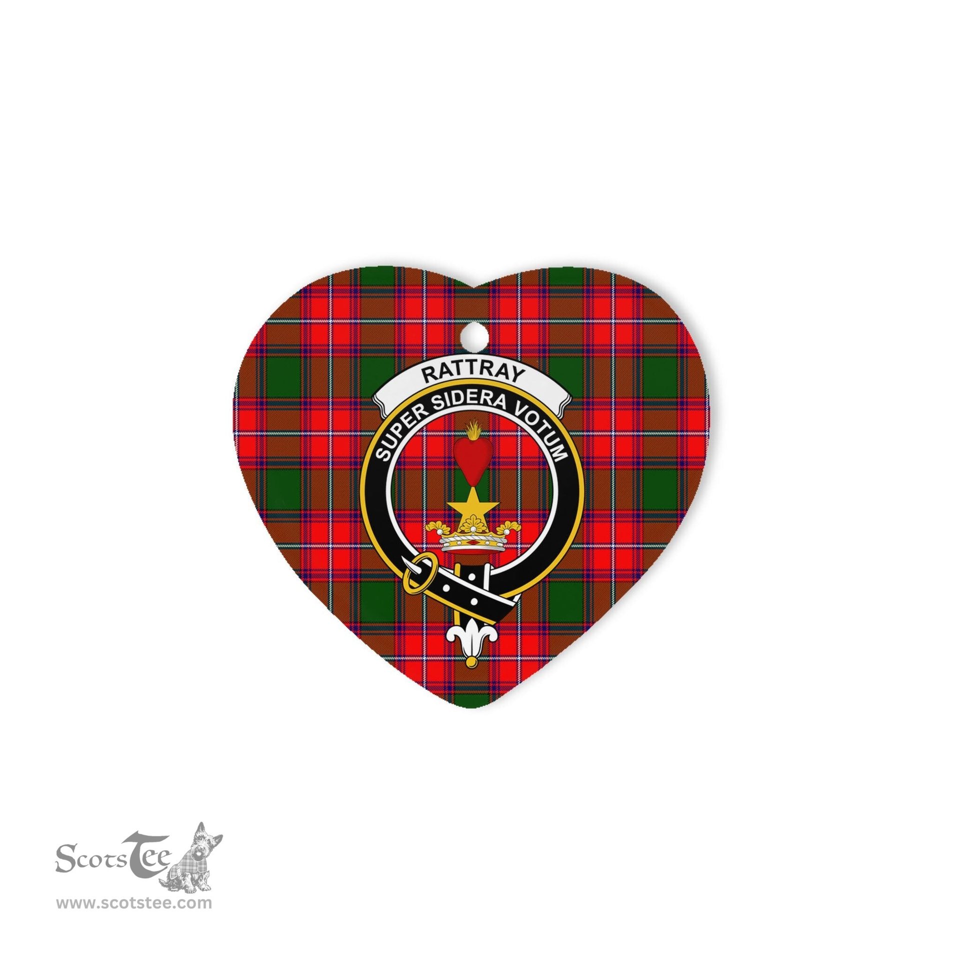 Rattray Scottish Clan Plaid Ornament Gift. Christmas Tree Ornament Rattray Christmas Ornament, Christmas Heart Ornament, Plaid Heart Ornament, Tartan Ornament, Tartan Heart Ornament