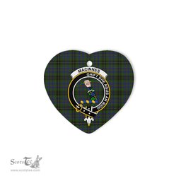 MacInnes Scottish Clan Plaid Ornament Gift. Christmas Tree Ornament MacInnes Clan Tartan Ornament Great Christmas Ornaments Gift Heart Ornament - Scotstee Shop