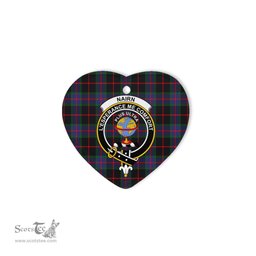 Nairn Scottish Clan Plaid Ornament Gift. Christmas Tree Ornament Nairn Christmas Ornament, Christmas Heart Ornament, Plaid Heart Ornament, Tartan Ornament, Tartan Heart Ornament