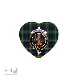 Scotstee Shop - Sutherland I Scottish Clan Plaid Ornament Gift. Christmas Tree Ornament Sutherland I Clan Tartan Ornament Great Christmas Ornaments Gift Heart Ornament