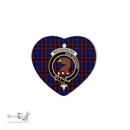 Scotstee Shop - Wedderburn Scottish Clan Plaid Ornament Gift. Christmas Tree Ornament Wedderburn Clan Tartan Ornament Great Christmas Ornaments Gift Heart Ornament