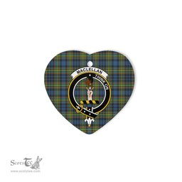 MacLellan Scottish Clan Plaid Ornament Gift. Christmas Tree Ornament MacLellan Clan Tartan Ornament Great Christmas Ornaments Gift Heart Ornament - Scotstee Shop