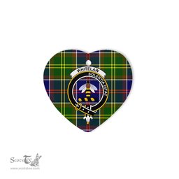 Scotstee Shop - Whitelaw Scottish Clan Plaid Ornament Gift. Christmas Tree Ornament Whitelaw Clan Tartan Ornament Great Christmas Ornaments Gift Heart Ornament