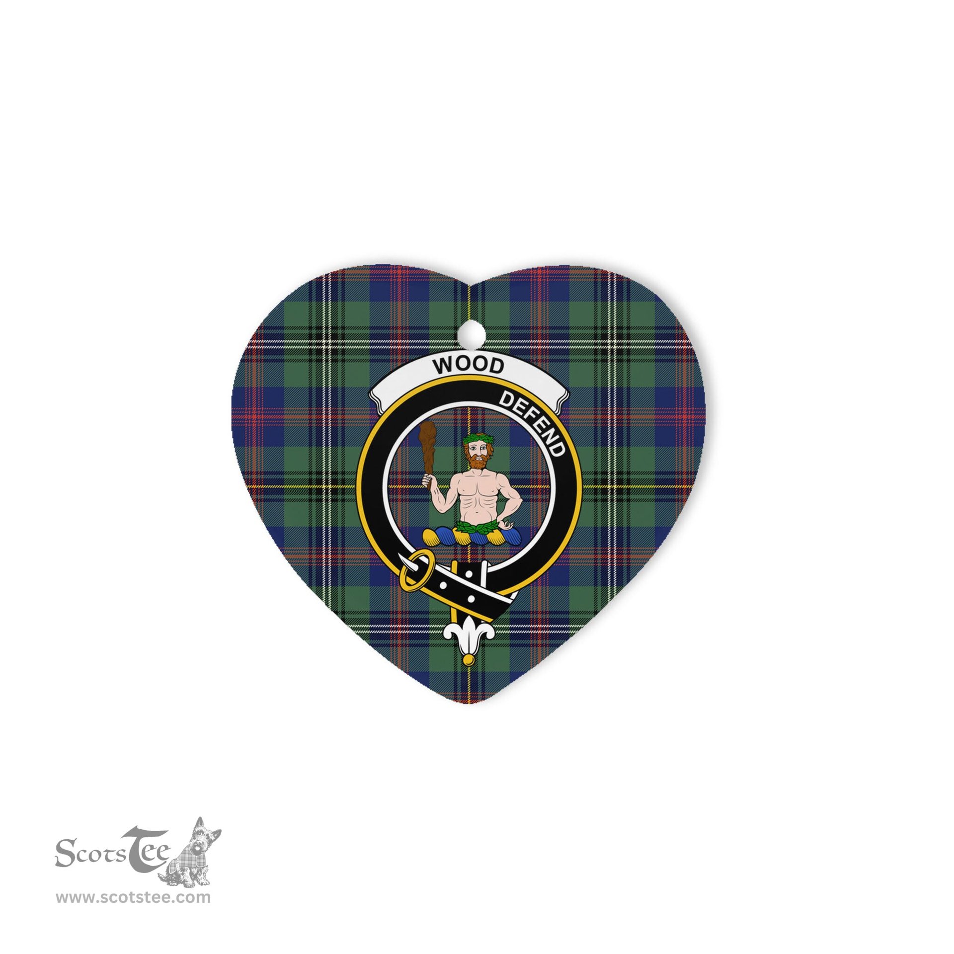 Wood Scottish Clan Plaid Ornament Gift. Christmas Tree Ornament Wood Christmas Ornament, Christmas Heart Ornament, Plaid Heart Ornament, Tartan Ornament, Tartan Heart Ornament