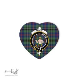 Wood Scottish Clan Plaid Ornament Gift. Christmas Tree Ornament Wood Christmas Ornament, Christmas Heart Ornament, Plaid Heart Ornament, Tartan Ornament, Tartan Heart Ornament