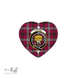 Little Scottish Clan Plaid Ornament Gift. Christmas Tree Ornament Little Christmas Ornament, Christmas Heart Ornament, Plaid Heart Ornament, Tartan Ornament, Tartan Heart Ornament