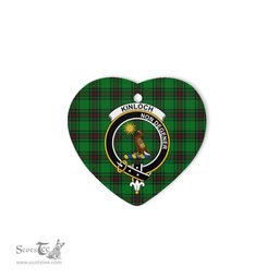 Kinloch Scottish Clan Plaid Ornament Gift. Christmas Tree Ornament Kinloch Christmas Ornament, Christmas Heart Ornament, Plaid Heart Ornament, Tartan Ornament, Tartan Heart Ornament