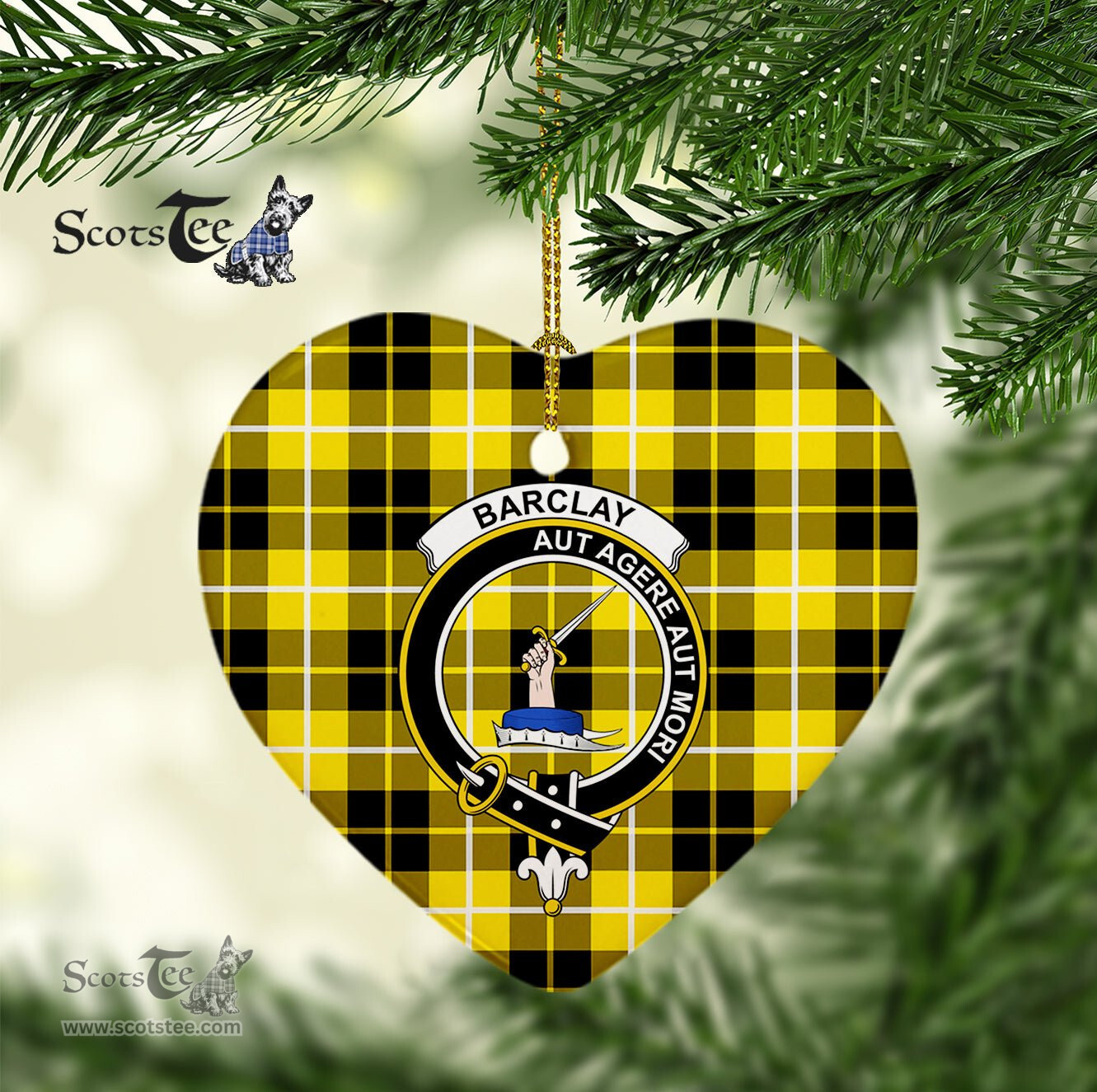 Barclay Scottish Clan Plaid Ornament Gift. Christmas Tree Ornament Barclay Christmas Ornament, Christmas Heart Ornament, Plaid Heart Ornament, Tartan Ornament, Tartan Heart Ornament