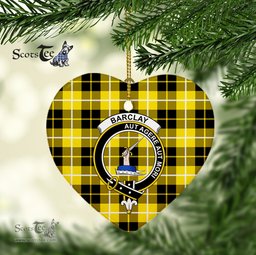 Barclay Scottish Clan Plaid Ornament Gift. Christmas Tree Ornament Barclay Christmas Ornament, Christmas Heart Ornament, Plaid Heart Ornament, Tartan Ornament, Tartan Heart Ornament