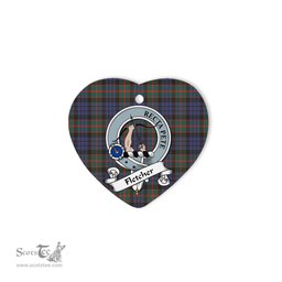 Fletcher Scottish Clan Badge Plaid Ornament Gift. Christmas Tree Ornament Fletcher Clan Tartan Ornament Great Christmas Ornaments Gift - Scotstee Shop