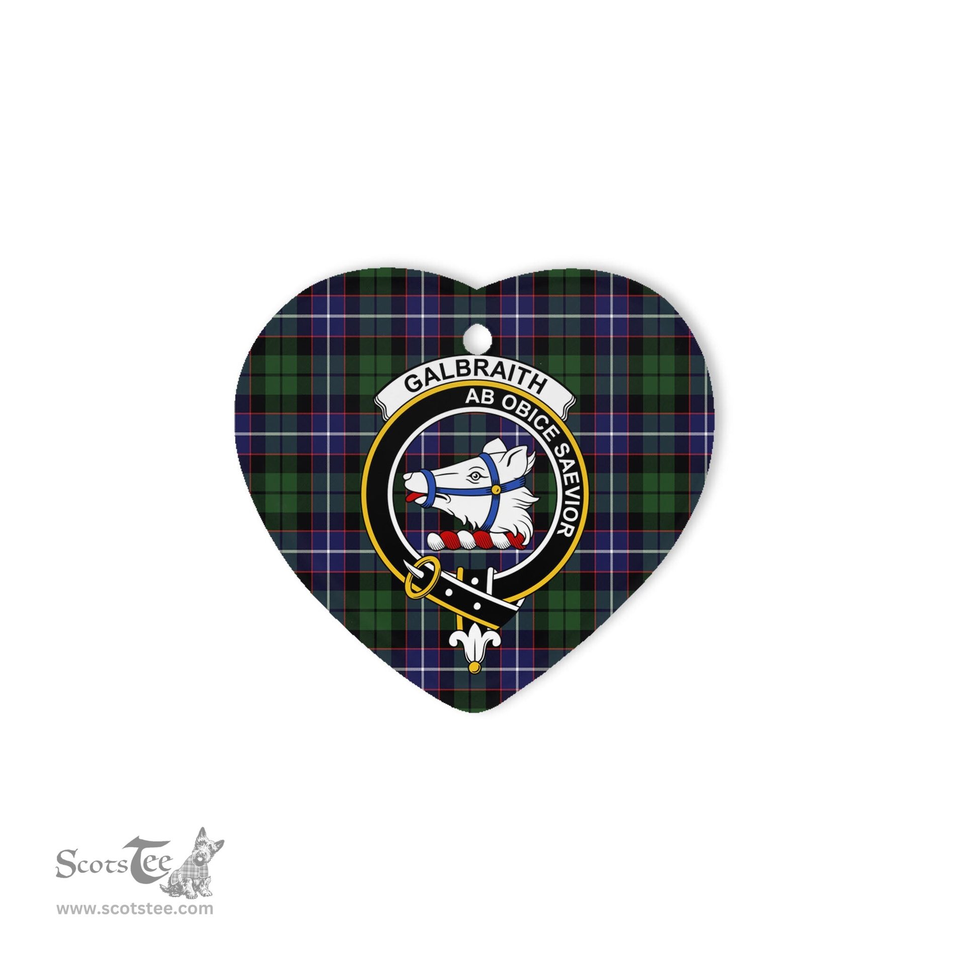 Galbraith Scottish Clan Plaid Ornament Gift. Christmas Tree Ornament Galbraith Christmas Ornament, Christmas Heart Ornament, Plaid Heart Ornament, Tartan Ornament, Tartan Heart Ornament