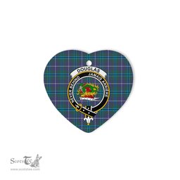 Douglas Scottish Clan Plaid Ornament Gift. Christmas Tree Ornament Douglas Christmas Ornament, Christmas Heart Ornament, Plaid Heart Ornament, Tartan Ornament, Tartan Heart Ornament