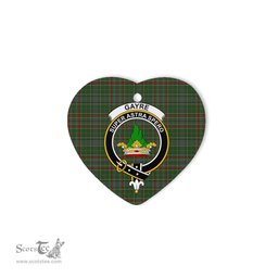 Gayre Scottish Clan Plaid Ornament Gift. Christmas Tree Ornament Gayre Christmas Ornament, Christmas Heart Ornament, Plaid Heart Ornament, Tartan Ornament, Tartan Heart Ornament
