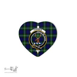 Forbes Scottish Clan Plaid Ornament Gift. Christmas Tree Ornament Forbes Christmas Ornament, Christmas Heart Ornament, Plaid Heart Ornament, Tartan Ornament, Tartan Heart Ornament