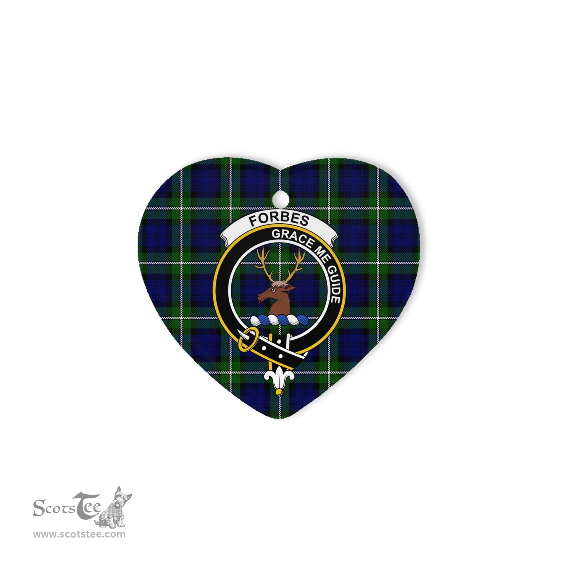 Forbes Scottish Clan Plaid Ornament Gift. Christmas Tree Ornament Forbes Christmas Ornament, Christmas Heart Ornament, Plaid Heart Ornament, Tartan Ornament, Tartan Heart Ornament