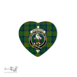 Cranstoun Scottish Clan Plaid Ornament Gift. Christmas Tree Ornament Cranstoun Clan Tartan Ornament Great Christmas Ornaments Gift Heart Ornament - Scotstee Shop