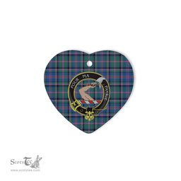 Cooper Scottish Clan Plaid Ornament Gift. Christmas Tree Ornament Cooper Christmas Ornament, Christmas Heart Ornament, Plaid Heart Ornament, Tartan Ornament, Tartan Heart Ornament