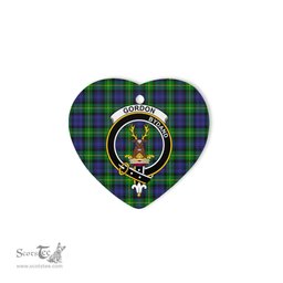 Gordon Scottish Clan Plaid Ornament Gift. Christmas Tree Ornament Gordon Christmas Ornament, Christmas Heart Ornament, Plaid Heart Ornament, Tartan Ornament, Tartan Heart Ornament