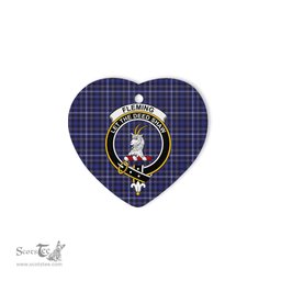 Fleming Scottish Clan Plaid Ornament Gift. Christmas Tree Ornament Fleming Christmas Ornament, Christmas Heart Ornament, Plaid Heart Ornament, Tartan Ornament, Tartan Heart Ornament