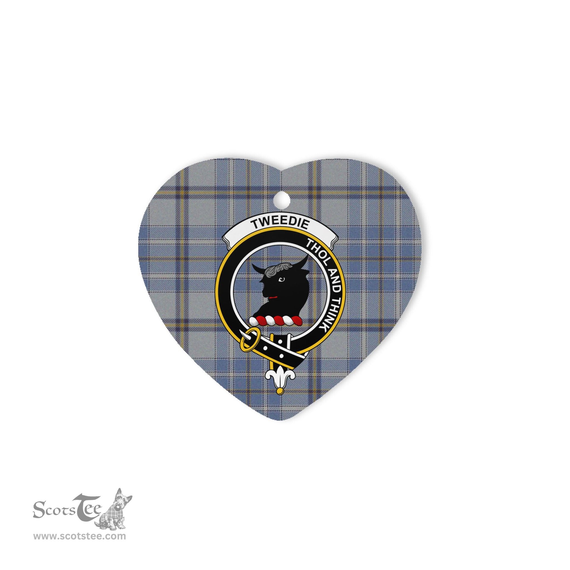 Tweedie Scottish Clan Plaid Ornament Gift. Christmas Tree Ornament Tweedie Christmas Ornament, Christmas Heart Ornament, Plaid Heart Ornament, Tartan Ornament, Tartan Heart Ornament