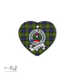 Ferguson Scottish Clan Badge Plaid Ornament Gift. Christmas Tree Ornament Ferguson Clan Tartan Ornament Great Christmas Ornaments Gift Heart Ornament