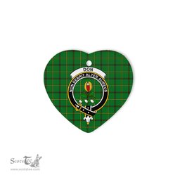 Don Scottish Clan Plaid Ornament Gift. Christmas Tree Ornament Don Christmas Ornament, Christmas Heart Ornament, Plaid Heart Ornament, Tartan Ornament, Tartan Heart Ornament
