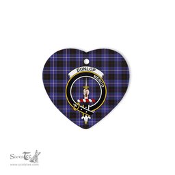 Dunlop Scottish Clan Plaid Ornament Gift. Christmas Tree Ornament Dunlop Christmas Ornament, Christmas Heart Ornament, Plaid Heart Ornament, Tartan Ornament, Tartan Heart Ornament