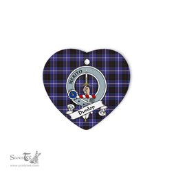 Dunlop Scottish Clan Badge Plaid Ornament Gift. Christmas Tree Ornament Dunlop Clan Tartan Ornament Great Christmas Ornaments Gift Heart Ornament
