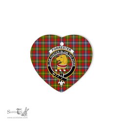 Forrester Scottish Clan Plaid Ornament Gift. Christmas Tree Ornament Forrester Christmas Ornament, Christmas Heart Ornament, Plaid Heart Ornament, Tartan Ornament, Tartan Heart Ornament