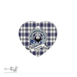 Hannay Scottish Clan Badge Plaid Christmas Ornaments Gift Heart Ornament Hannay Clan Tartan Ornaments, Plaid Ornament, christmas Ornament, plaid christmas ornament