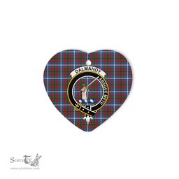 Dalmahoy Scottish Clan Plaid Ornament Gift. Christmas Tree Ornament Dalmahoy Clan Tartan Ornament Great Christmas Ornaments Gift Heart Ornament - Scotstee Shop