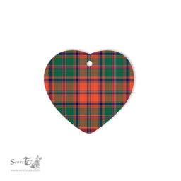 Stewart Of Appin Ancient Tartan Heart Ornaments, Christmas Tree Ornament, Plaid Christmas Ornaments, Ceramic Heart Christmas Tree Decoration, Christmas Ornament, Plaid Ornament, Tartan Ornament, Buffalo Plaid Ornament