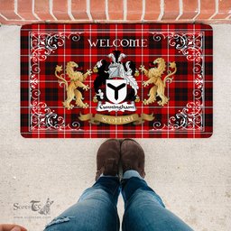 Personalized Doormat, Custom Door Mats, Tartan Door Mat The Family Cunningham Welcome Mat, Plaid Doormat Scottish, Custom Welcome Mats, Personalized Door Mat