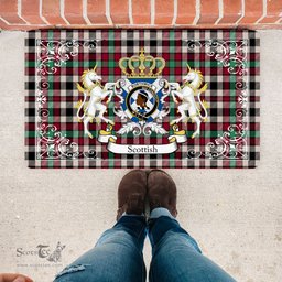 Personalized Doormat, Custom Door Mats, Welcome Mat Scottish Borthwick Ancient Tartan Door Mat, Plaid Doormat, Custom Welcome Mats, Personalized Door Mat