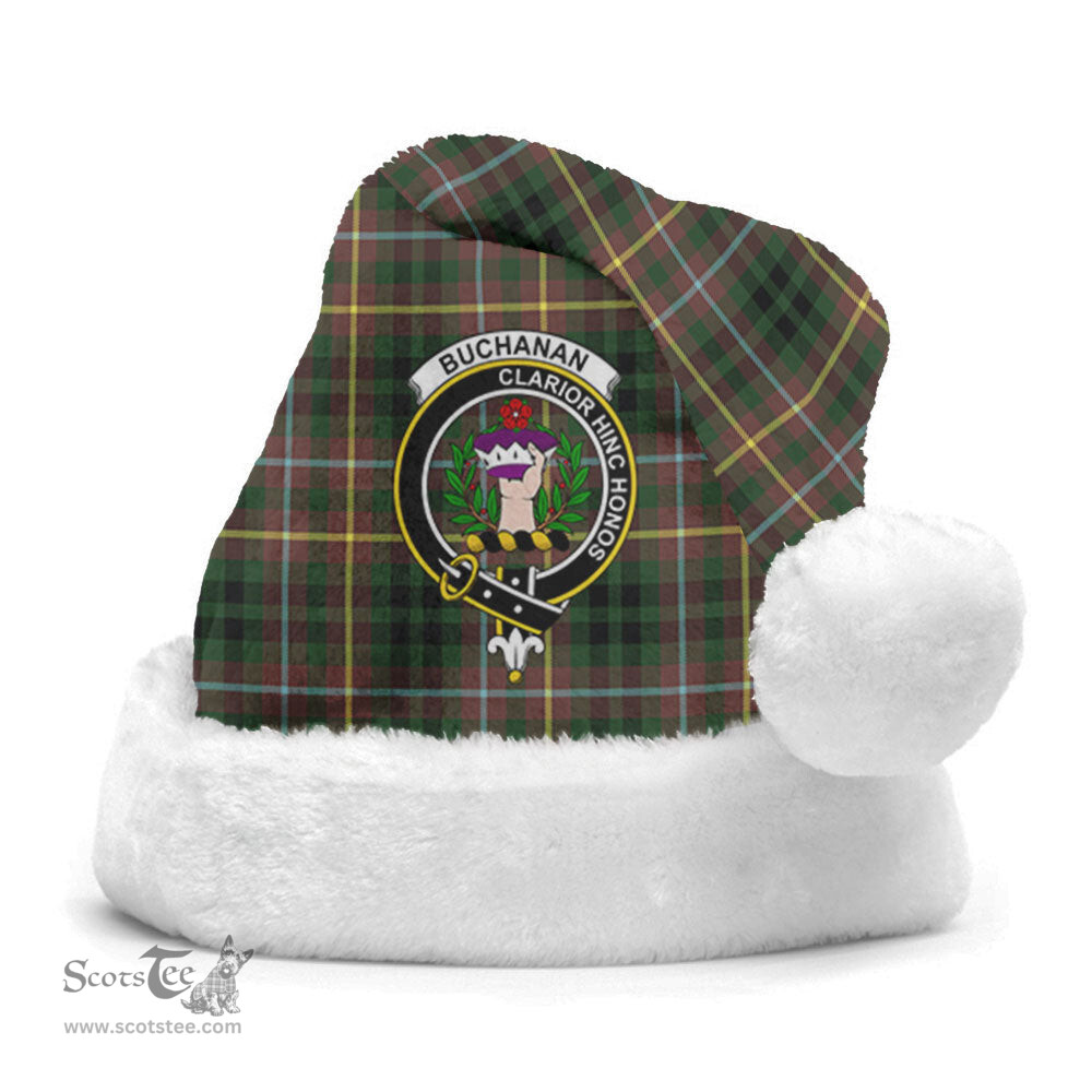 Scottish Buchanan Hunting Clan Tartan Crest Plaid Christmas Hat Scottish Plaid - Tartan Plaid - ScotsTee