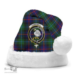 Scottish Campbell of Cawdor Modern Clan Tartan Crest Plaid Christmas Hat Scottish Plaid - Tartan Plaid - ScotsTee