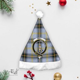 Scottish Bell of the Borders Clan Tartan Crest Plaid Christmas Hat Scottish Plaid - Tartan Plaid - ScotsTee