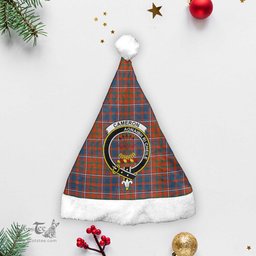 Scottish Cameron of Lochiel Ancient Clan Tartan Crest Plaid Christmas Hat Scottish Plaid - Tartan Plaid - ScotsTee