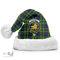 Scottish Campbell of Breadalbane Modern Clan Tartan Crest Plaid Christmas Hat Scottish Plaid - Tartan Plaid - ScotsTee