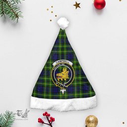 Scottish Campbell of Breadalbane Modern Clan Tartan Crest Plaid Christmas Hat Scottish Plaid - Tartan Plaid - ScotsTee