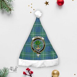 Scottish Hamilton Hunting Ancient Clan Tartan Crest Plaid Christmas Hat Scottish Plaid - Tartan Plaid - ScotsTee