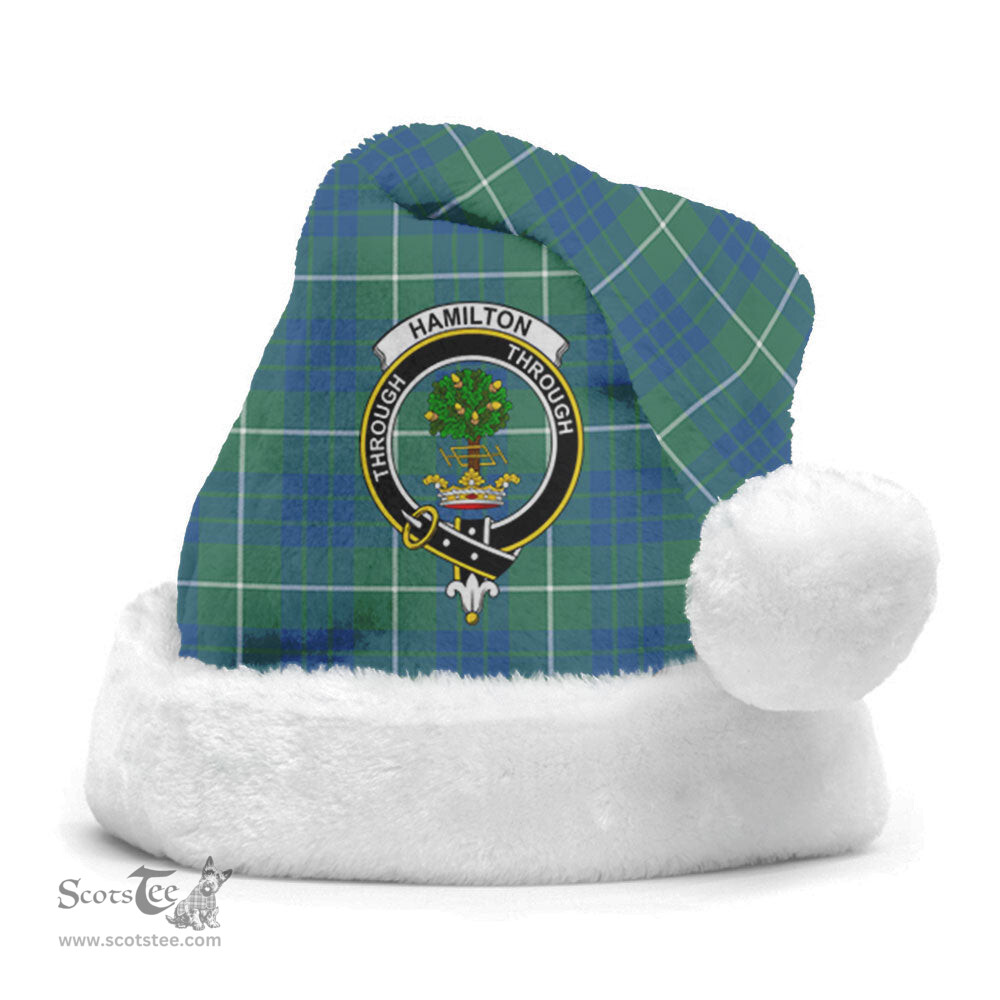 Scottish Hamilton Hunting Ancient Clan Tartan Crest Plaid Christmas Hat Scottish Plaid - Tartan Plaid - ScotsTee