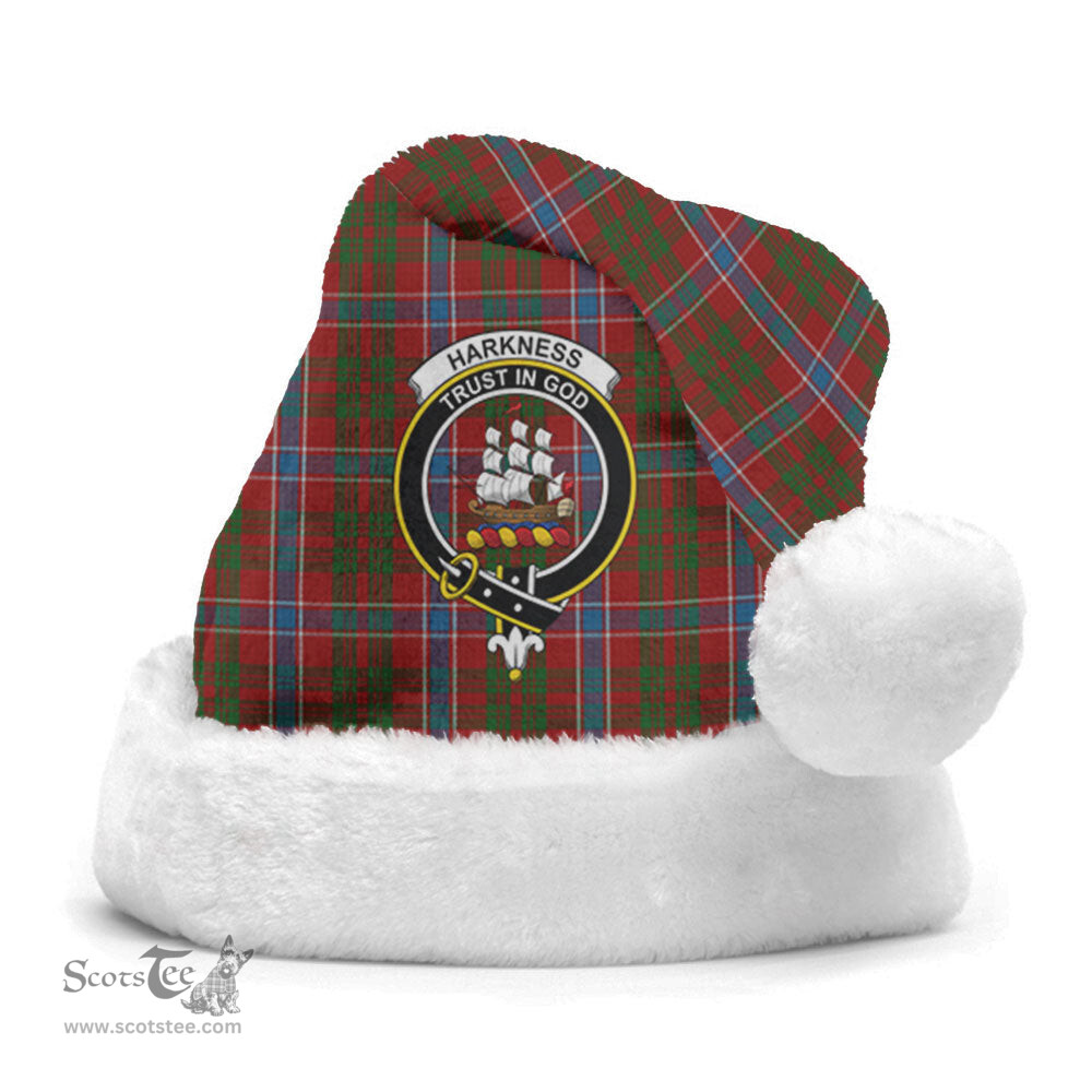 Scottish Harkness Dress Clan Tartan Crest Plaid Christmas Hat Scottish Plaid - Tartan Plaid - ScotsTee