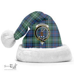 Scottish Davidson of Tulloch Clan Tartan Crest Plaid Christmas Hat Scottish Plaid - Tartan Plaid - ScotsTee