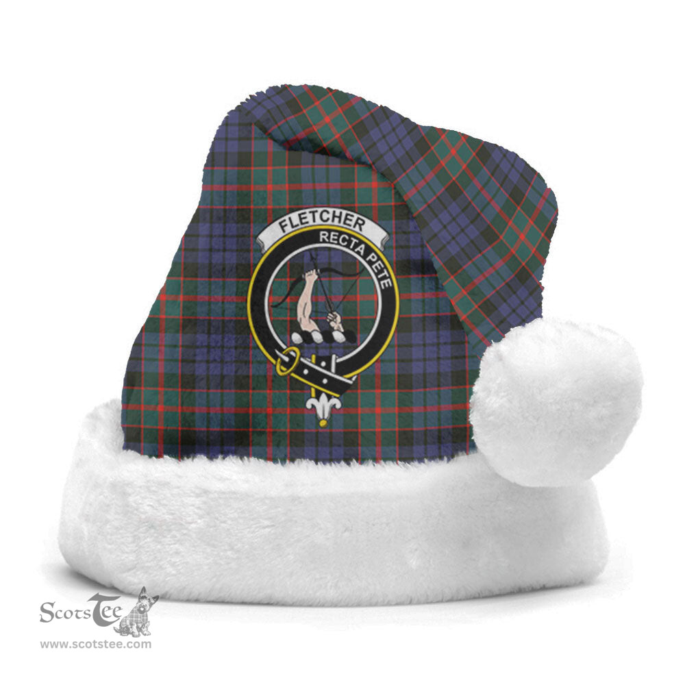 Scottish Fletcher of Dunans Clan Tartan Crest Plaid Christmas Hat Scottish Plaid - Tartan Plaid - ScotsTee
