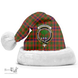 Scottish Kinninmont Clan Tartan Crest Plaid Christmas Hat Scottish Plaid - Tartan Plaid - ScotsTee
