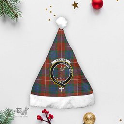 Scottish Fraser (of Lovat) Ancient Clan Tartan Crest Plaid Christmas Hat Scottish Plaid - Tartan Plaid - ScotsTee