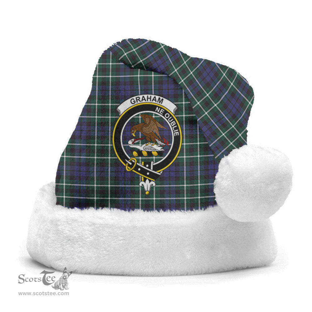 Scottish Graham of Montrose Modern Clan Tartan Crest Plaid Christmas Hat Scottish Plaid - Tartan Plaid - ScotsTee